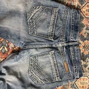 Men's Blue Bootcut Jeans